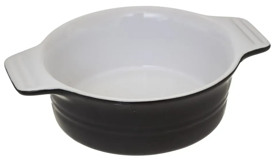 Keramická zapekacia misa Simple Black sada 2ks
