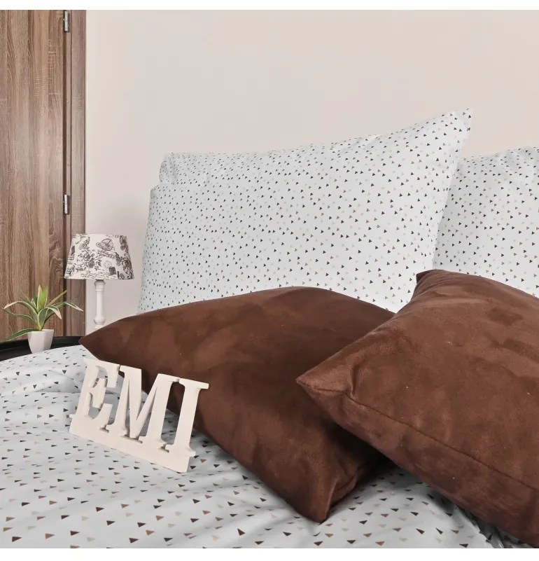 Obliečky bavlnené Sand EMI, Štandardný set jednolôžko obsahuje 1x 140x200 + 1x 70x90