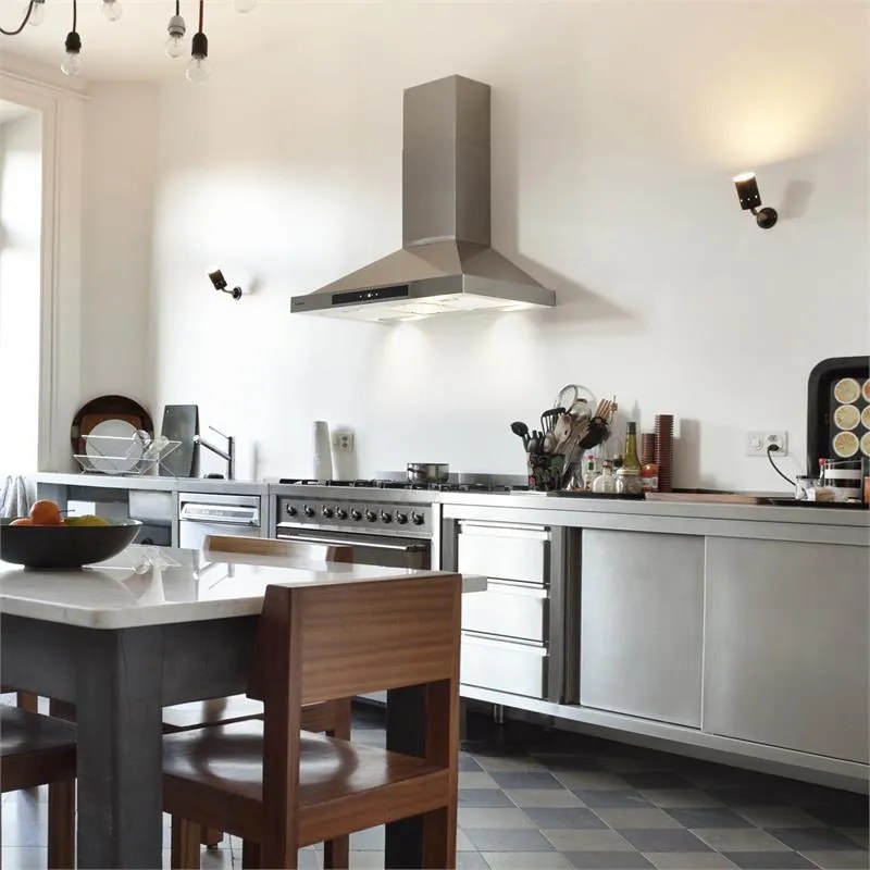 Klarstein Zelda 90, digestor, 90 cm, nástenný, 650 m³/h, LED, dotykové ovládanie, časovač, nehrdzavejúca oceľ