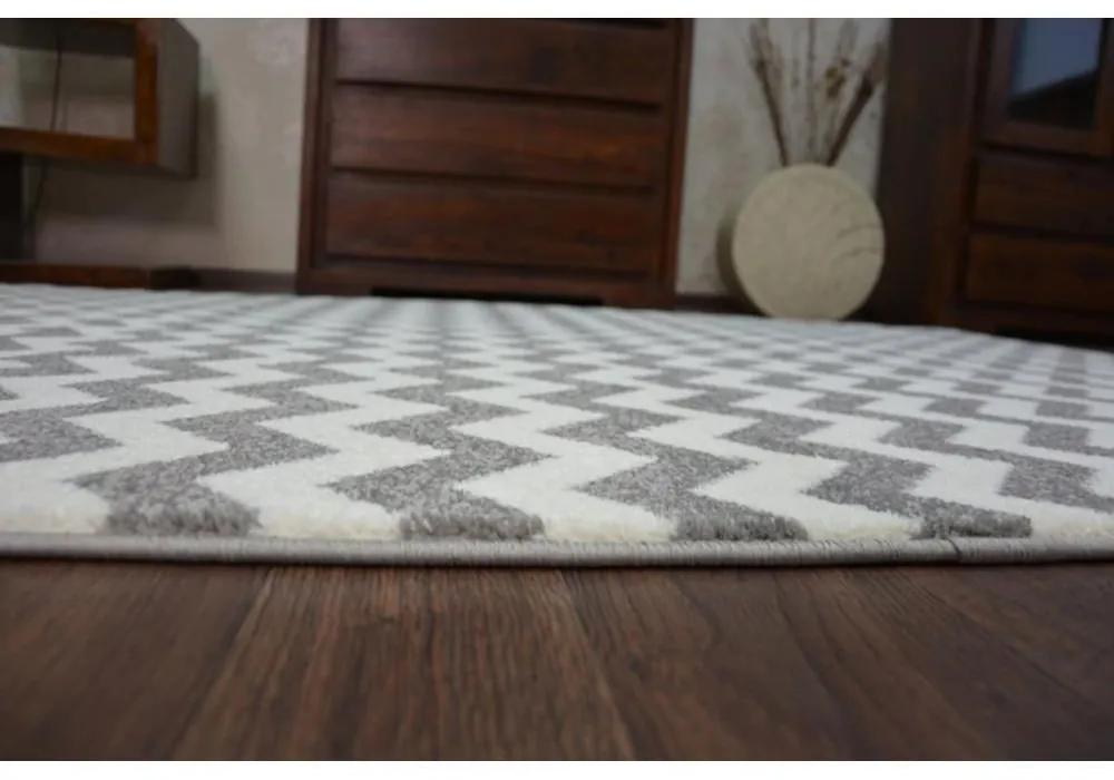 Kusový koberec Nero šedobiely 200x290cm