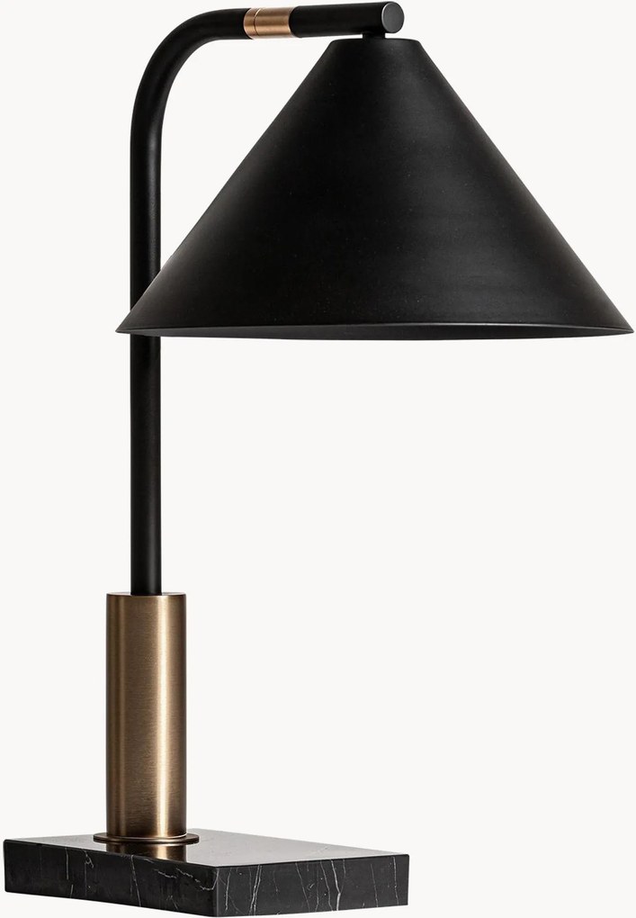 Stolová lampa's mramorovým podstavcom Anita