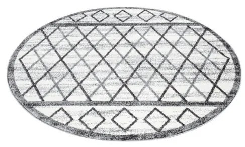 Koberec Young 954 sivý kruh