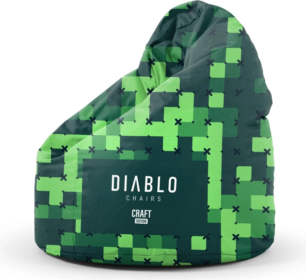 Detský taburet, zelený: Diablo Chairs Craft Edition
