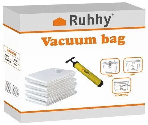 Zaparkorun Set vákuových vreciek 50x70 cm - 10 ks + odsávačka na vzduch