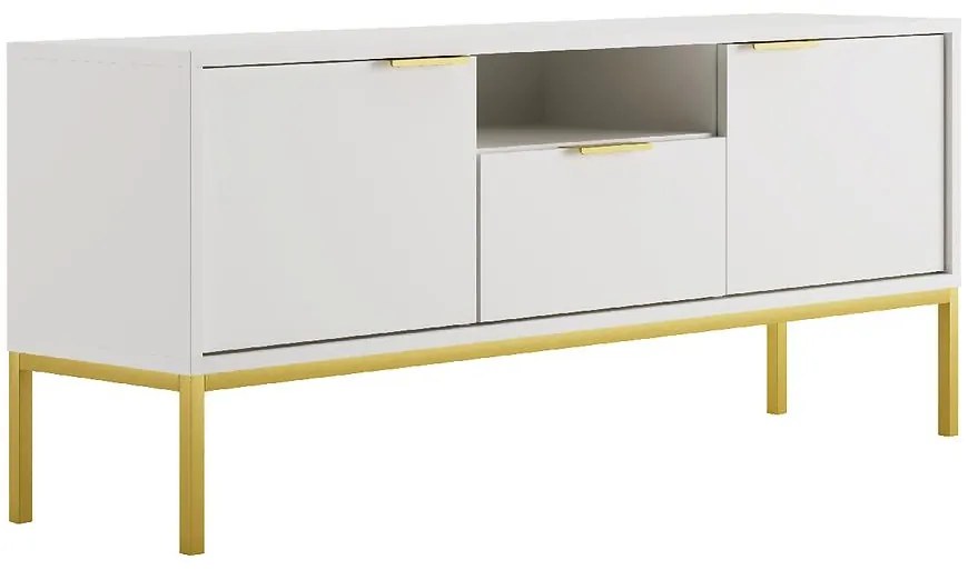 TV Stolík 135 Austin Biela/Zlatá
