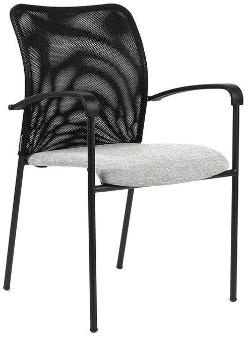 OFFICE PRO Konferenčná rokovacia stolička TRITON BLACK SL sivá