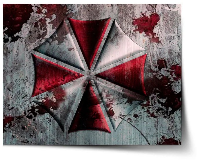 Sablio Plagát Resident Evil Umbrella Corporation Steel - 60x40 cm