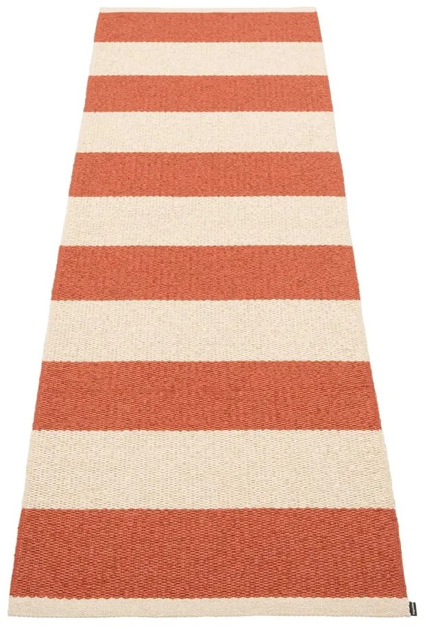 Vnútorný a vonkajší behúň v tehlovo-krémovej farbe 70x225 cm Bob Brick – Pappelina