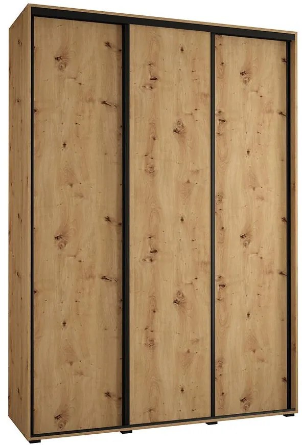 Skriňa 45 Canaris 1 200 artisan/čierna