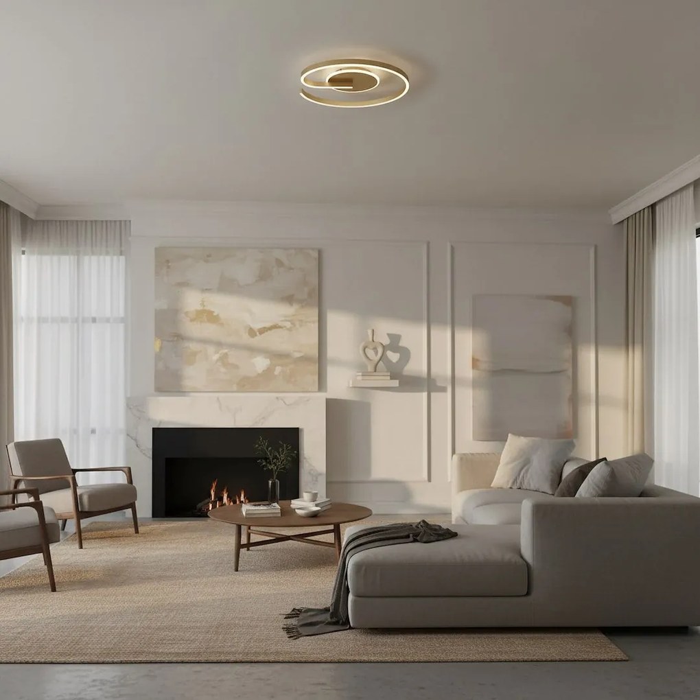 Stropné LED svietidlo Lorenzo, 1x LED 22w, 4000k, g