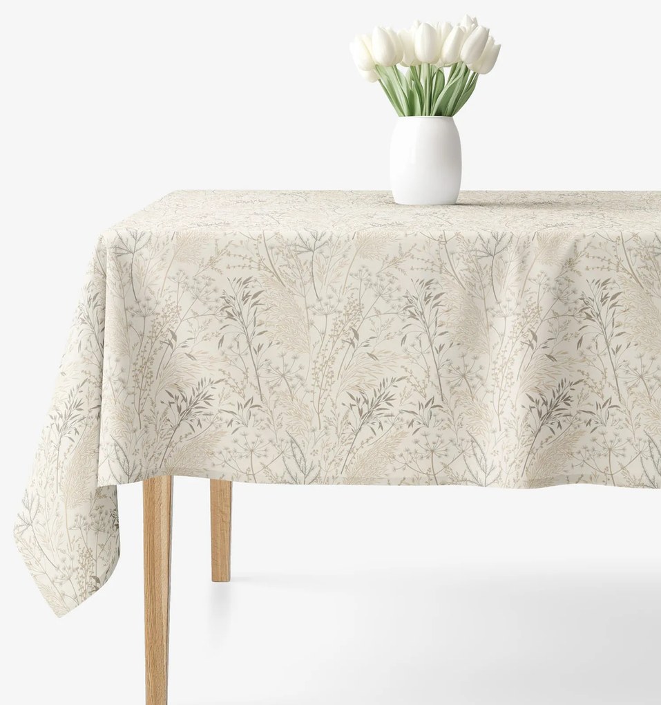 Goldea hranatý obrus valencia - lúčne trávy 120 x 120 cm