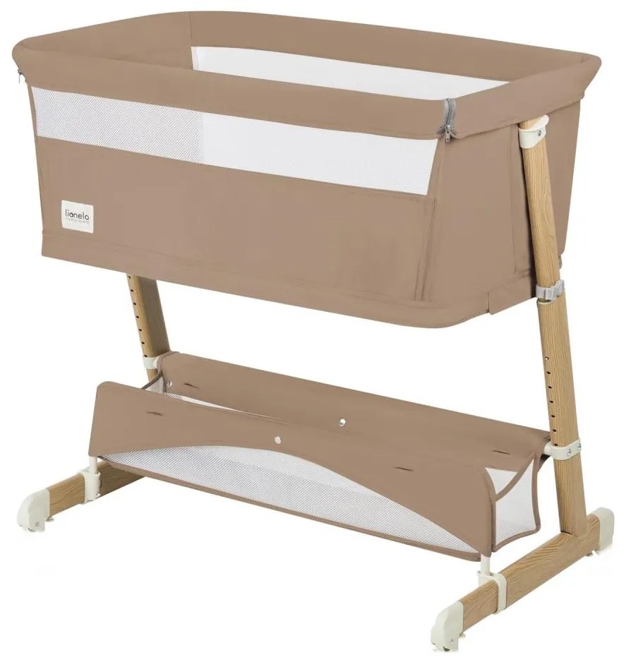 Lionelo - Detská postieľka 5v1 THOMI PLUS béžovo-karamelová