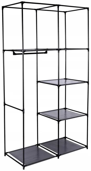 Šatníková skriňa MIRA tmavohnedá