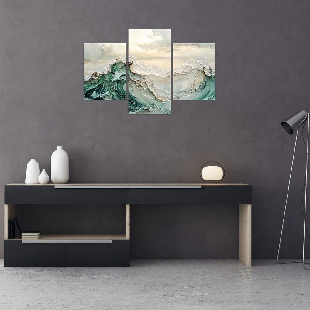 Obraz - 3D abstrakcie mora (90x60 cm)