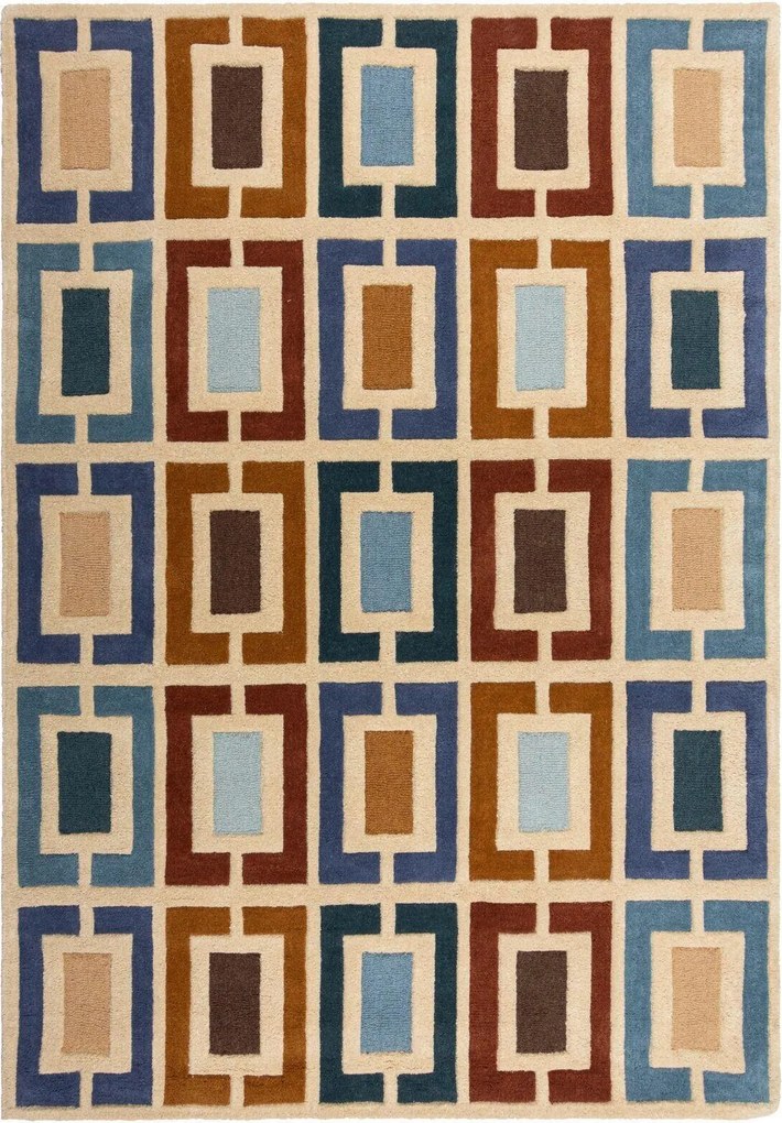 XXXLutz VLNENÝ KOBEREC, 200/290 cm modrá Flair Rugs - Online Only bytové doplnky - 003165016602