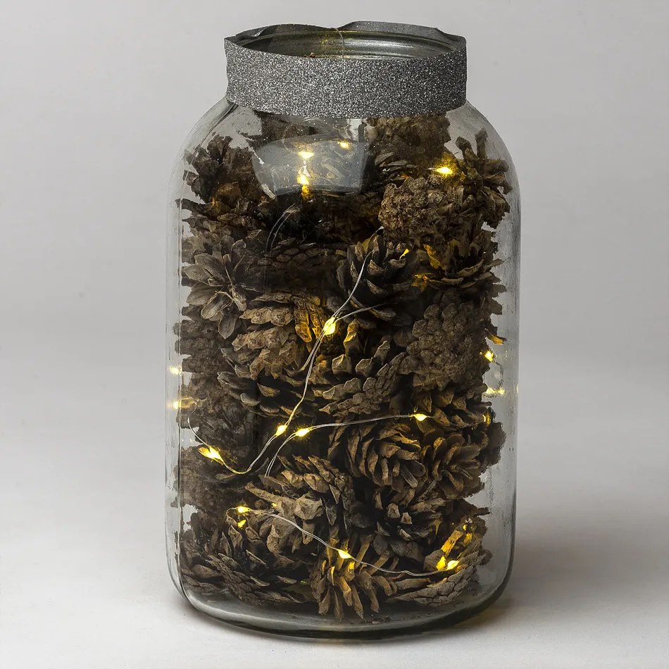 Svetelný drôt teplá biela, 40 LED