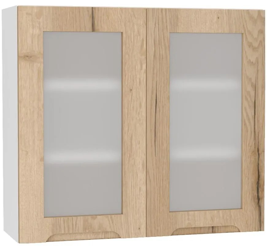 Skrinka do kuchyne Zoya Ws80 Dub Halifax/Biely