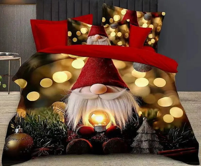 Obliečky Vianoce D1 Bavlna 7-dielna súprava