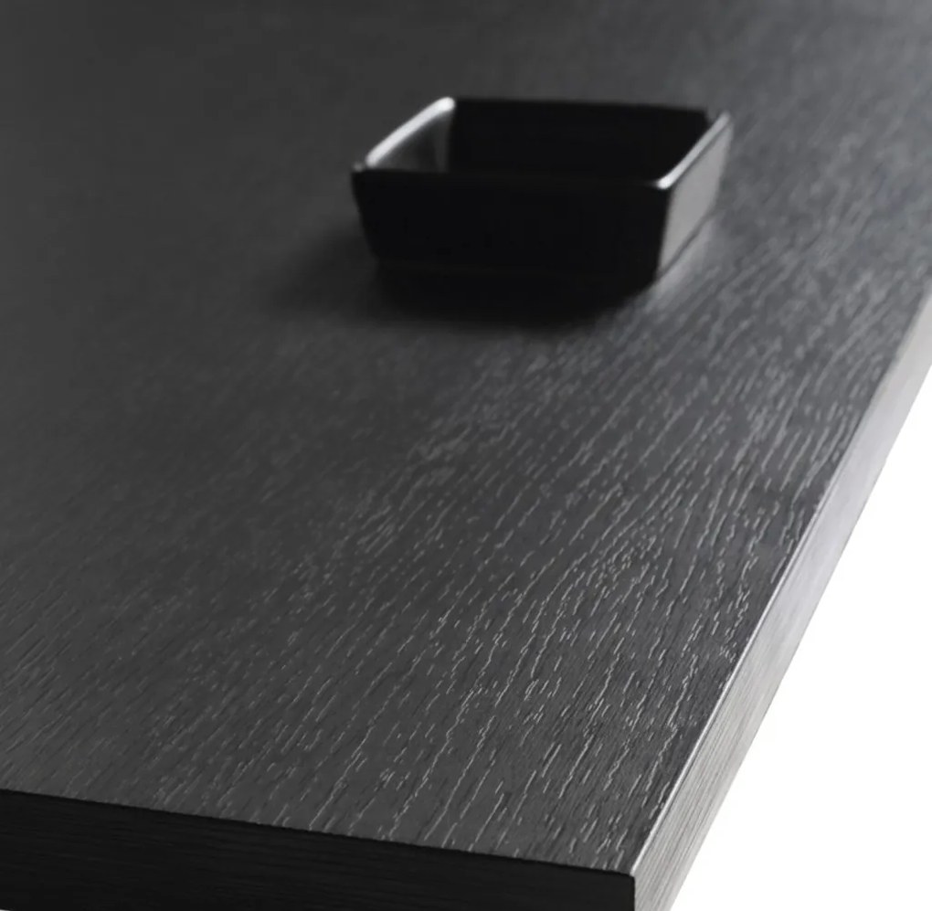 Skrinka so zásuvkami Raven, čierna