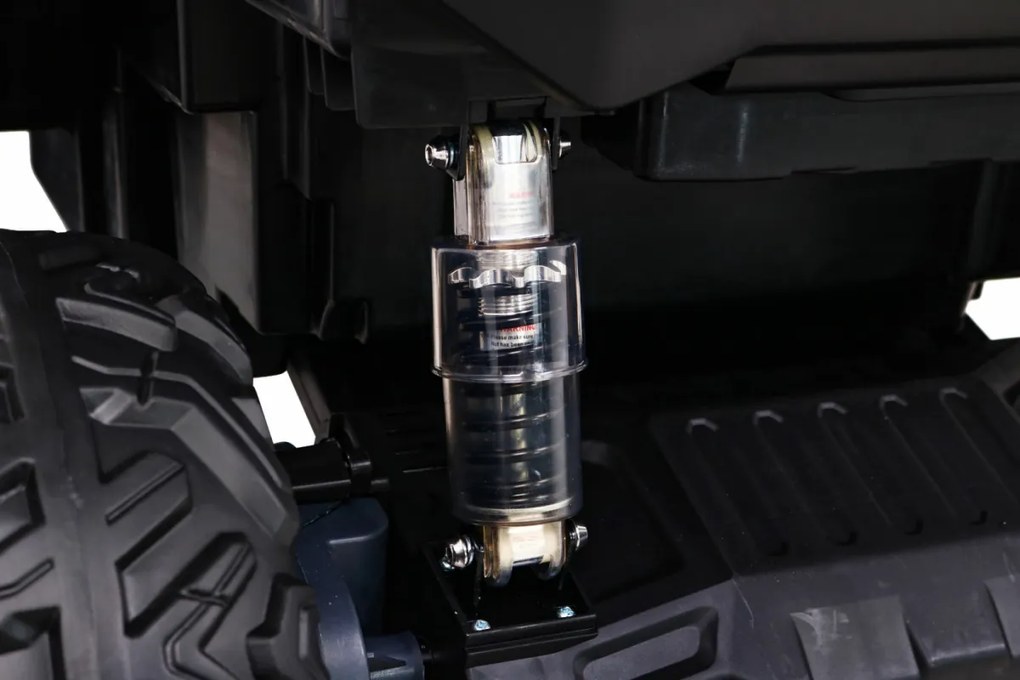 Ramiz Buggy UTV Off-roader pre deti Červená + diaľkové ovládanie + nosič batožiny + pomalý štart + EVA + MP3 LED