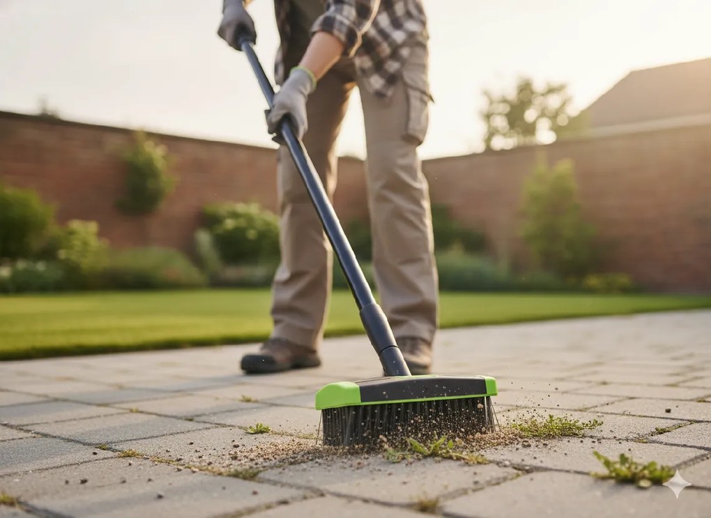 Garden Line 3-v-1 teleskopická kefa na burinu/dlažobné kamene