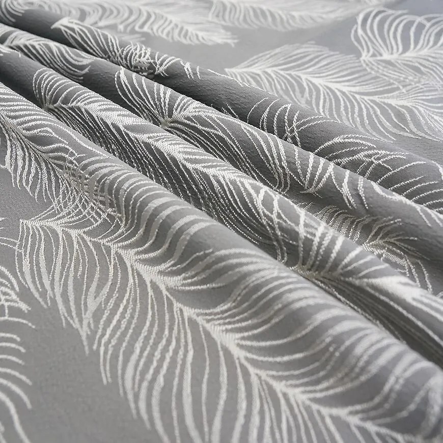 Záves na páske HM/FEATHER/135x250/sivý