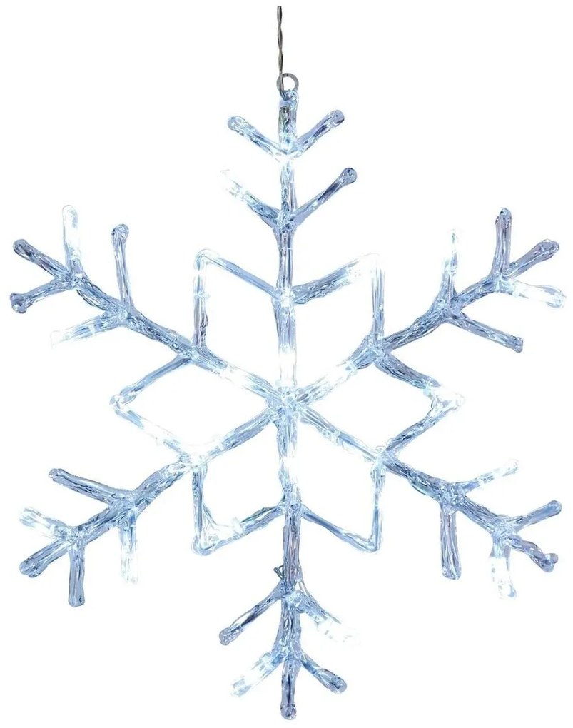 Eglo LED svetelná dekorácia Snehová vločka, napájanie: studená biela, výška: 40 cm