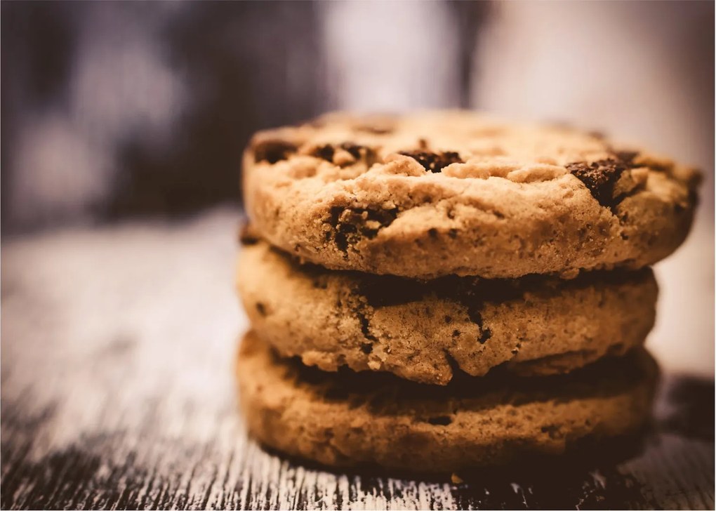 Sklenený obraz cookies sušienok (70x50 cm)