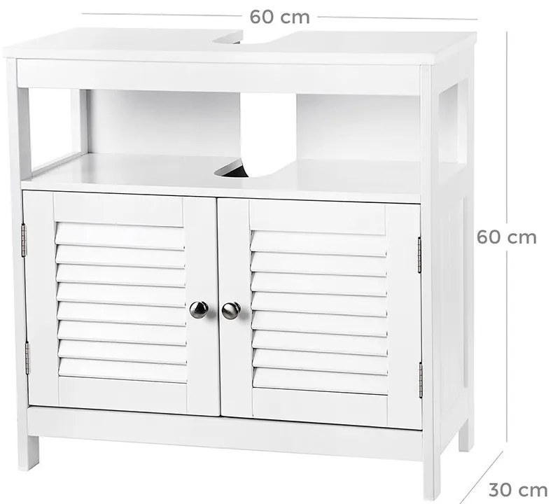 Skrinka pod umývadlo 60x30x60 cm