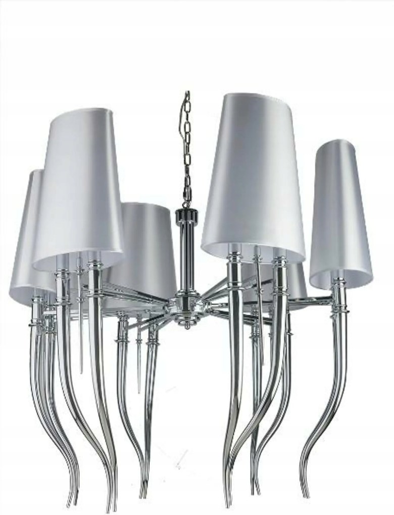 Závesné svietidlo AZzardo Diablo 6 Big white AZ1389 E14 12x11W IP20 94cm biel