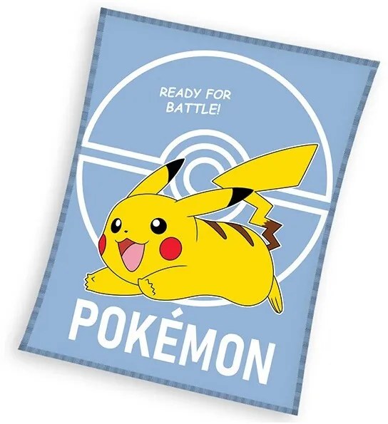 Detská deka Carbotex Pokémon I Choose You Pikachu,110 x 140 cm
