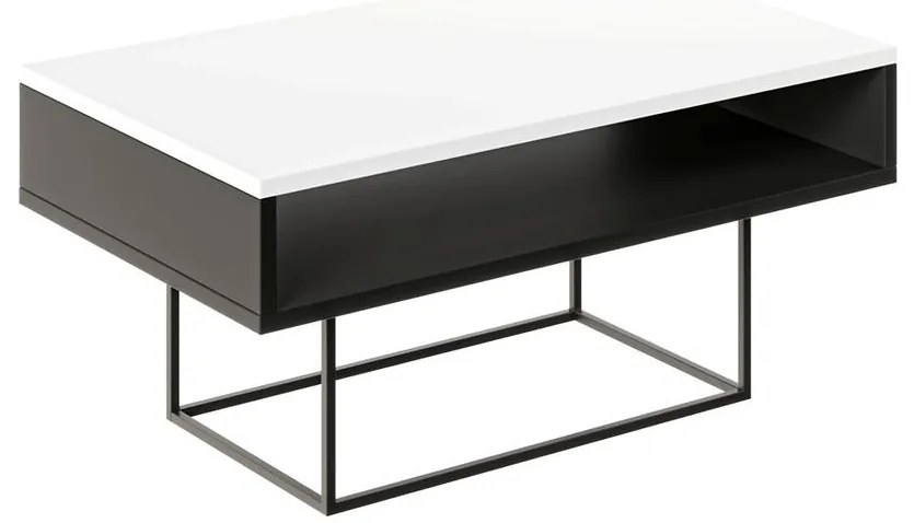 Konferenčný stolík Enna 100 biela lesklá