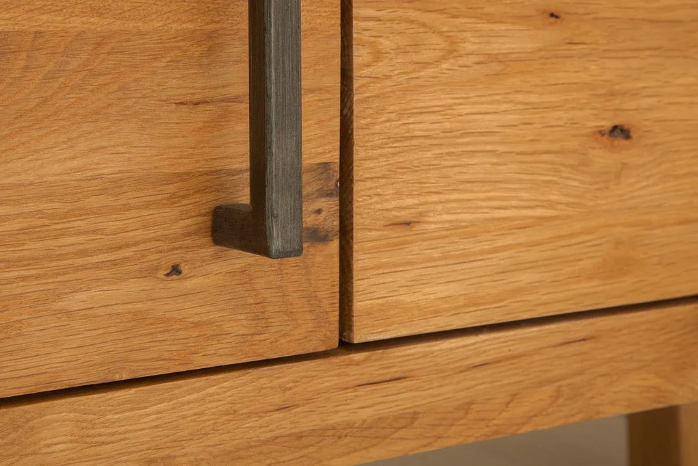 Televízny stolík Thor 200 cm z divokého duba