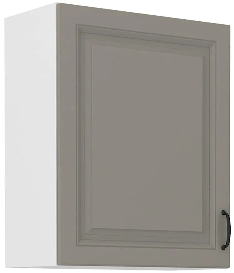 Kuchynská skrinka Stilo claygrey/biely 60g/72 1f