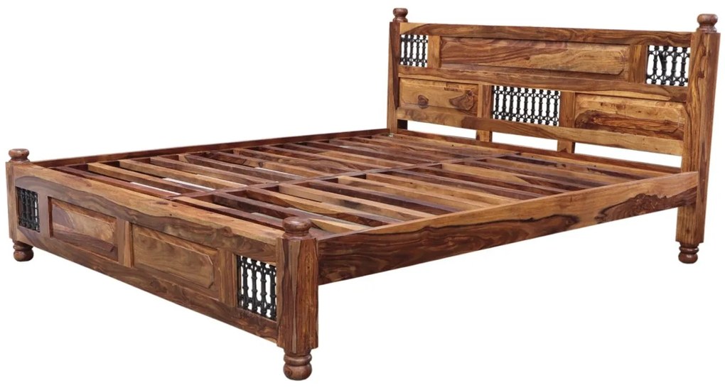 furniture-nabytek.cz - Drevená posteľ 180x200 z masívu palisander