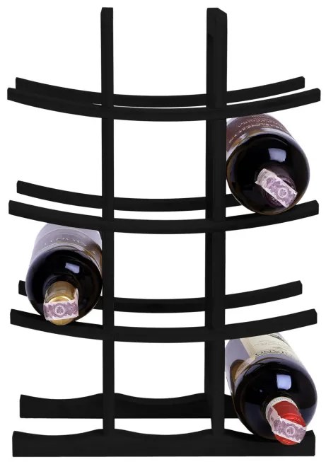 Stojan na víno TODGAR čierny