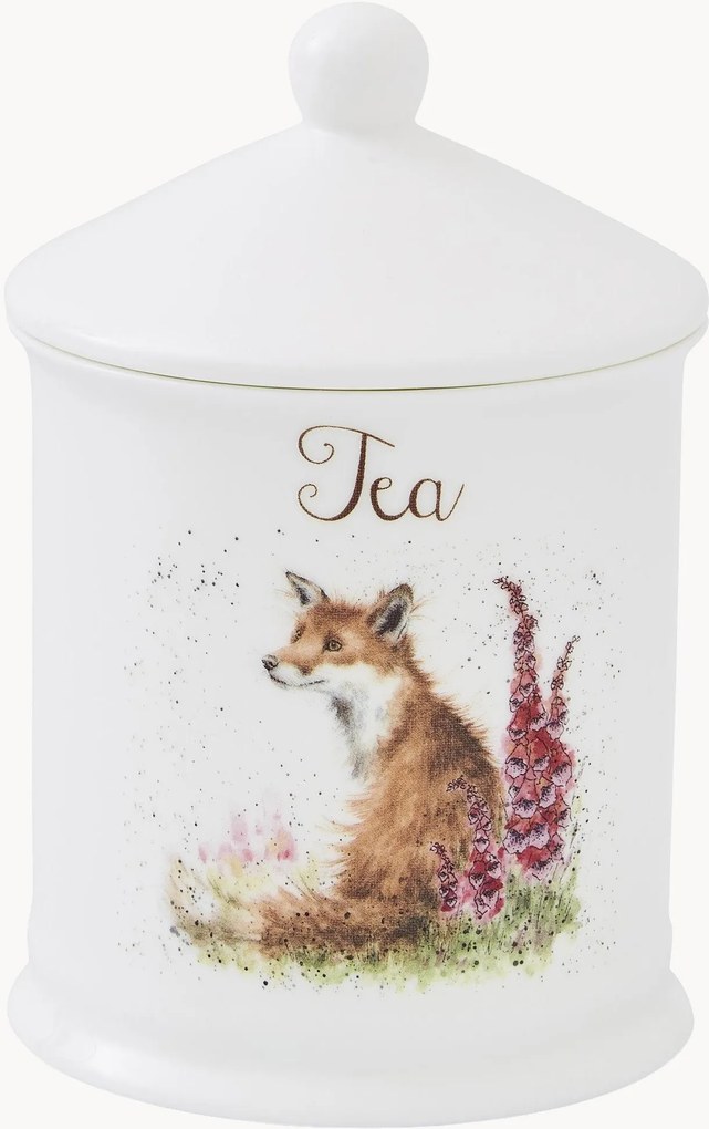 Úložná dóza z jemného kostného porcelánu Tea