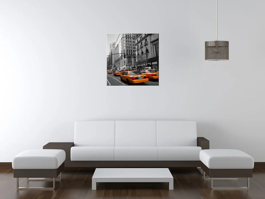 Gario Obraz na plátne Manhattan Taxi Rozmery: 20 x 30 cm