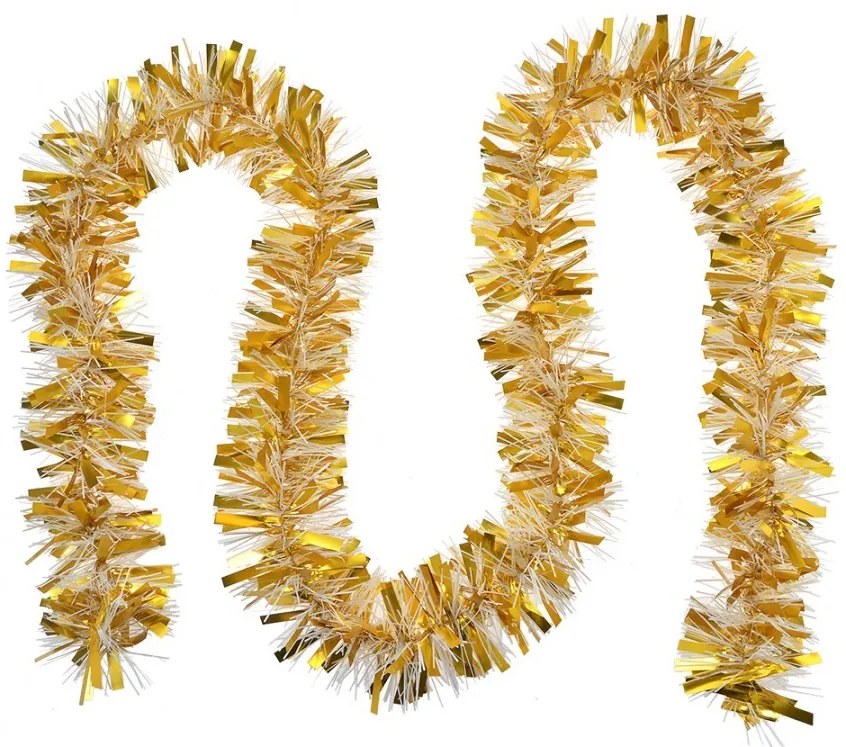 Vánoční girlanda 200 cm zlatá