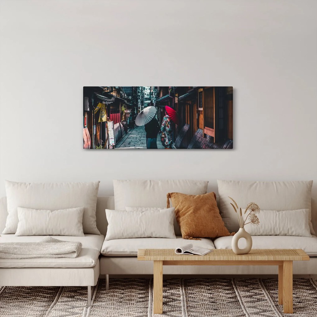 Obraz - Procházka Tokiom (120x50 cm)