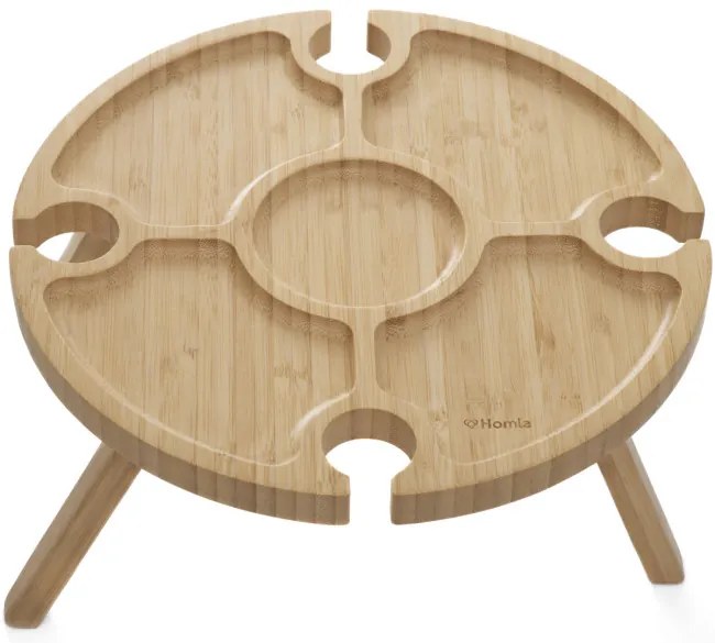 Servírovací stolík BAMBOU hnedý 892603