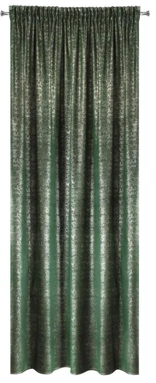 Dekorstudio Luxusný zamatový záves na riasiacu pásku ZWD - zelený