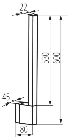 Kanlux 38891 - LED Vonkajšie nástenné svietidlo YALTE LED/8W/230V 3000K IP54 čierna