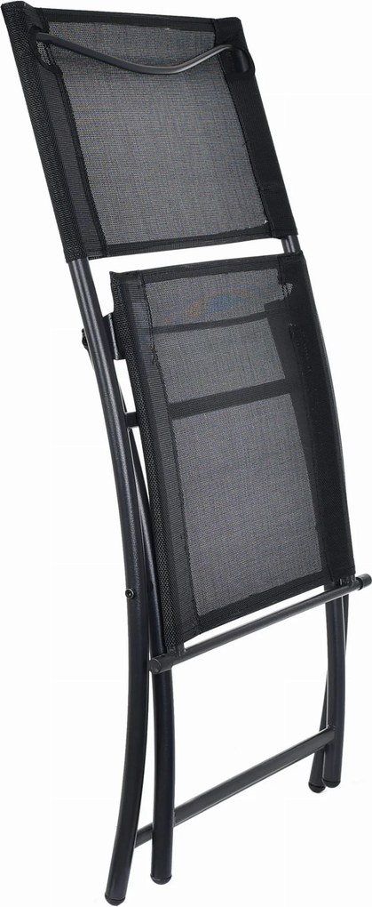 Dekorstudio Balkónový skladací set na malý balkón 2x stolička a okrúhly stôl
