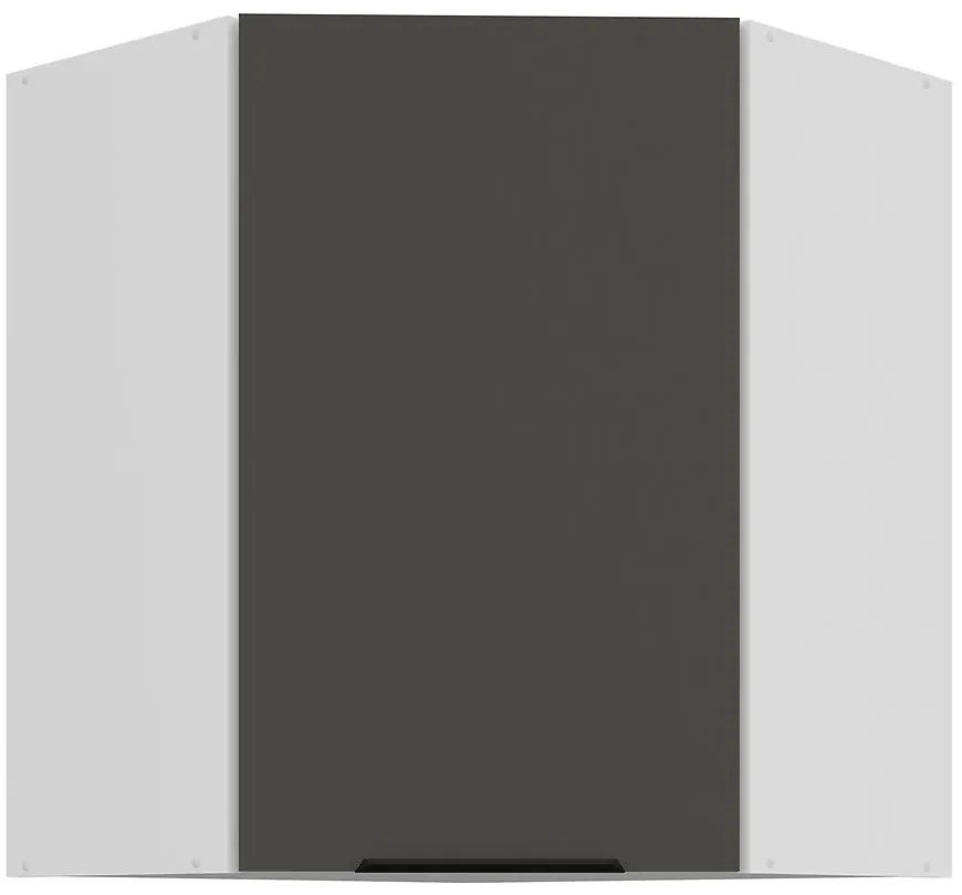 Kuchynská skrinka Aria-Gr/Wh Anti Fingerprint 60x60 Gn-72 1f (45°)