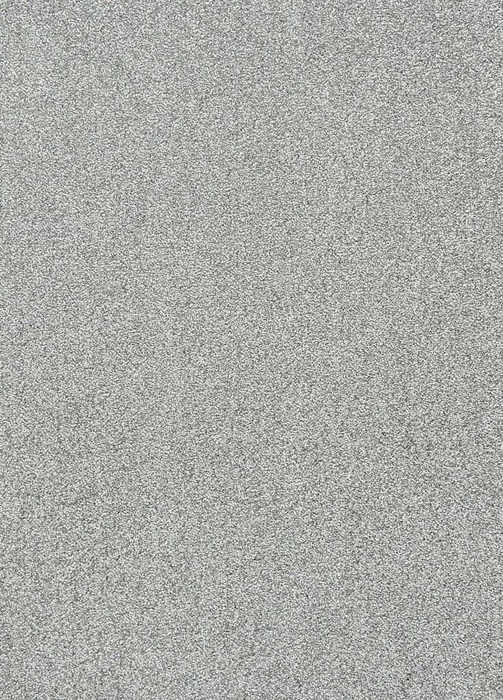 Koberce Breno Metrážny koberec NILE 92, šíře role 400 cm, sivá