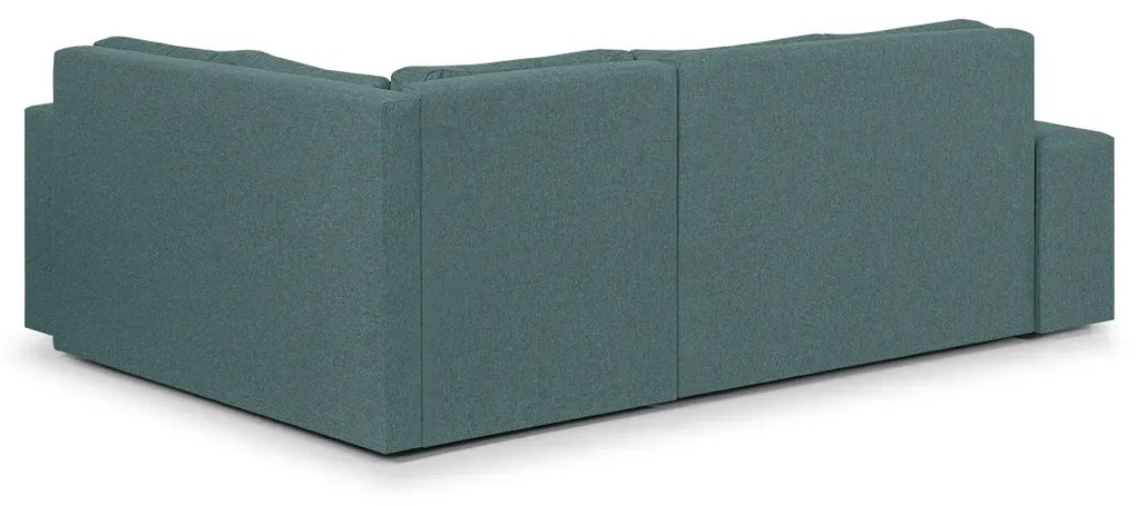 Rozkládací rohová sedací souprava MODO3 + 2 Taburety Zelená