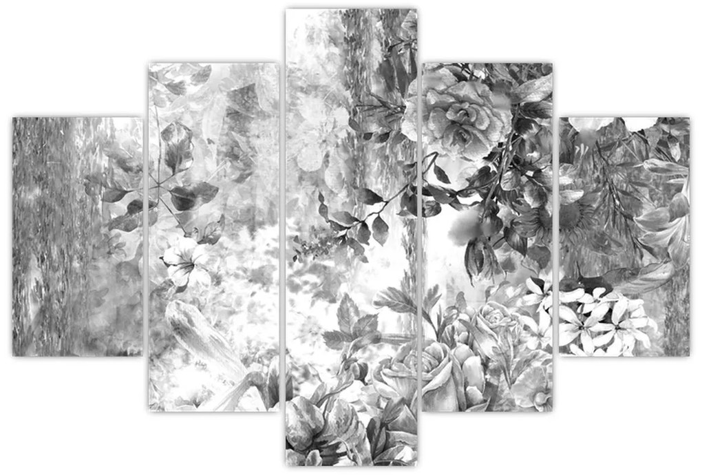 Obraz - Romantická záhrada (150x105 cm)
