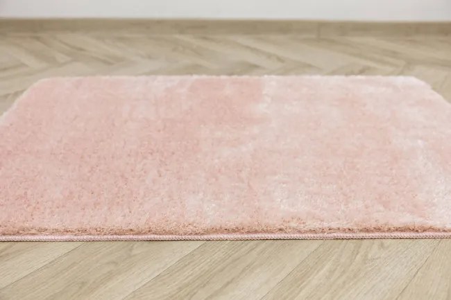 Kúpeľňový koberček Malmo ružový