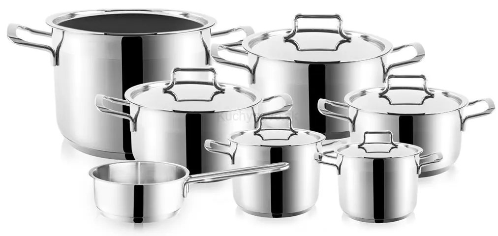 ANETT nerezová sada hrncov, 12 ks